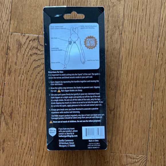 Gorilla Grip Pet Nail Clippers For Cats or Dogs - Picture 8 of 10
